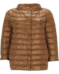Herno - Button-Up Padded Jacket - Lyst