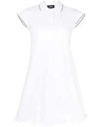 we11done - Contrast-Stitching Shirt Dress - Lyst