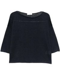 Roberto Collina - Boat Neck Jumper - Lyst