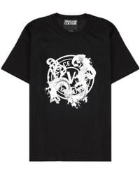 Versace - Jeans Couture Baroque Logo T-Shirt - Lyst