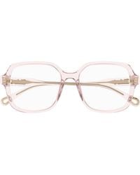 Chloé - Chloé Eyewear Square Frame Glasses - Lyst