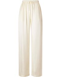 Sharon Wauchob - Tuileries Satin Straight-Leg Pants - Lyst