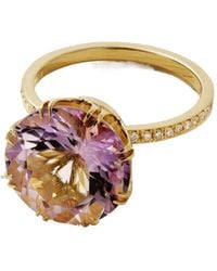 Ileana Makri - 18-Karat Diamond Ring - Lyst
