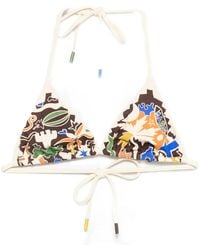 ALÉMAIS - Maroc Triangle Bikini Top - Lyst