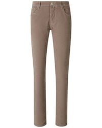 Jacob Cohen - Logo Patch Straight-Leg Pants - Lyst