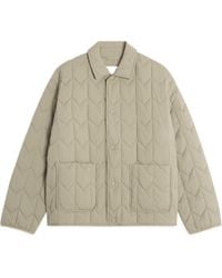 Maison Kitsuné - Maison Kitsun Long Sleeved Quilted Padded Jacket - Lyst