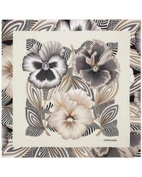 Ferragamo - Ferragamo Eyewear Graphic Floral Scarf - Lyst
