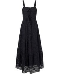 Ulla Johnson - Constance Broderie Anglaise Cotton Midi Dress - Lyst