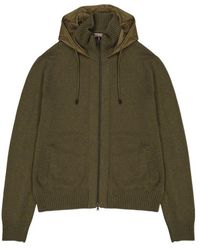 Herno - Zip-Up Cashmere Hoodie - Lyst