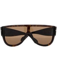 Alaïa - Alaïa Shield Printed Acetate Sunglasses - Lyst