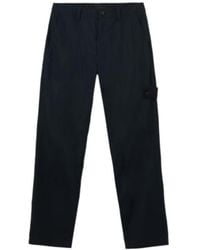 Stone Island - Regular Logo Patch Pants - Lyst