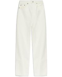 FRAME - Baggy Straight-Leg Jeans - Lyst
