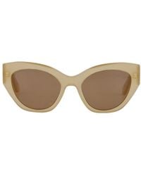 Ferragamo - Ferragamo Eyewear Cat Eye Frame Sunglasses - Lyst