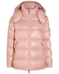 Moncler - Padded Hooded Laqué Nylon Jacket - Lyst