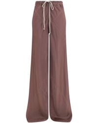 Rick Owens - Wide-Leg Silk Pants - Lyst