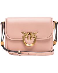 Pinko - Love Birds Foldover-Top Shoulder Bag - Lyst