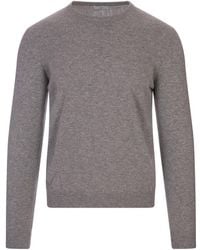 Fedeli - Long-Sleeved Crewneck Jumper - Lyst