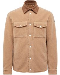 Moncler - Button-Up Teddy Overshirt - Lyst