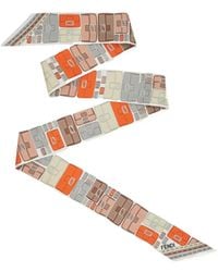 Fendi - Patterned Wrappy Scarf - Lyst