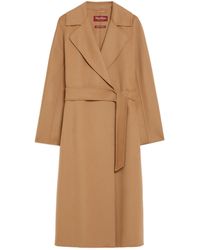 Max Mara - Studio Belted Mid-Length Coat - Lyst