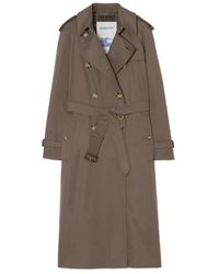 Burberry - Long Tropical Gabardine Waterloo Trench Coat - Lyst