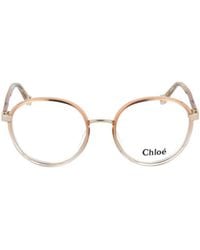 Chloé - Chloé Eyewear Round Frame Glasses - Lyst