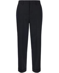 Closed - Straight-Leg Virgin-Wool Trousers - Lyst