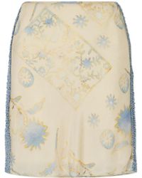 SIR. - Cecile Ruffled Printed Chiffon Midi Skirt - Lyst