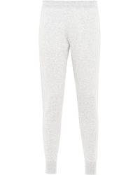 Prada - Logo Patch Knitted Track Pants - Lyst