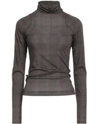 Rag & Bone - Plaid Long-Sleeve Turtleneck Top - Lyst