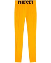 DIESEL - Adeline-D-Pop Logo Pants - Lyst