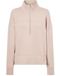 Varley - Kayleigh Paneled Jersey Half-Zip Sweater - Lyst