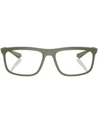 Emporio Armani - Square Frame Glasses - Lyst