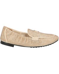 Tory Burch - Suede Color-Block Loafers - Lyst