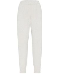 Brunello Cucinelli - Tapered Leg Track Pants - Lyst