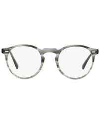 Oliver Peoples - Circular Frame Flat Mirror - Lyst