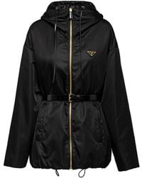 Prada - Re-Nylon Hooded Jacket - Lyst