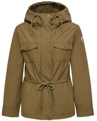 Moncler - Serin Hooded Cotton Blend Parka - Lyst