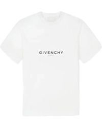 Givenchy - Logo Printed Round Neck Oversized T-Shirt - Lyst