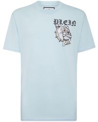 Philipp Plein - Bulldogs Cotton T-Shirt - Lyst