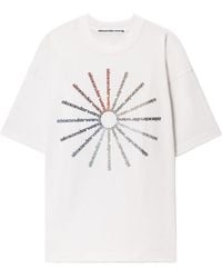 Alexander Wang - Embellished Pinwheel Crewneck T-Shirt - Lyst