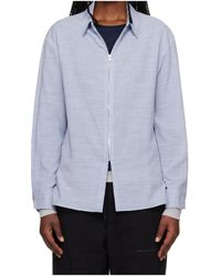 Post Archive Faction PAF - Long-Sleeved Zip-Up Shirt - Lyst