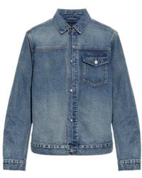 AllSaints - Wash Denim Jacket - Lyst