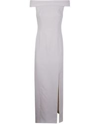 Ralph Lauren - Lauren Off-Shoulder Fitted Bodice Maxi Dress - Lyst