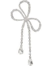 Jennifer Behr - Rhodium-Plated Crystal Brooch - Lyst