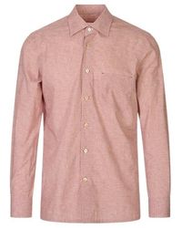 Kiton - Geometric-Print Long-Sleeve Shirt - Lyst