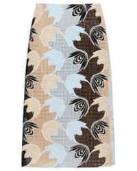 Marni - Broderie Anglaise Floral Skirt - Lyst