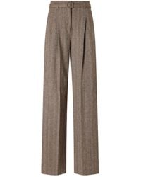 RRL - Wool And Cotton-Blend Wide-Leg Pants - Lyst