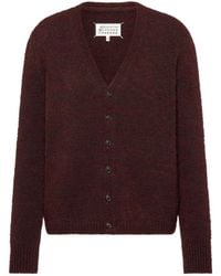 Maison Margiela - V-Neck Knitted Cardigan - Lyst