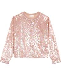 Celine - Embroidered Cardigan - Lyst